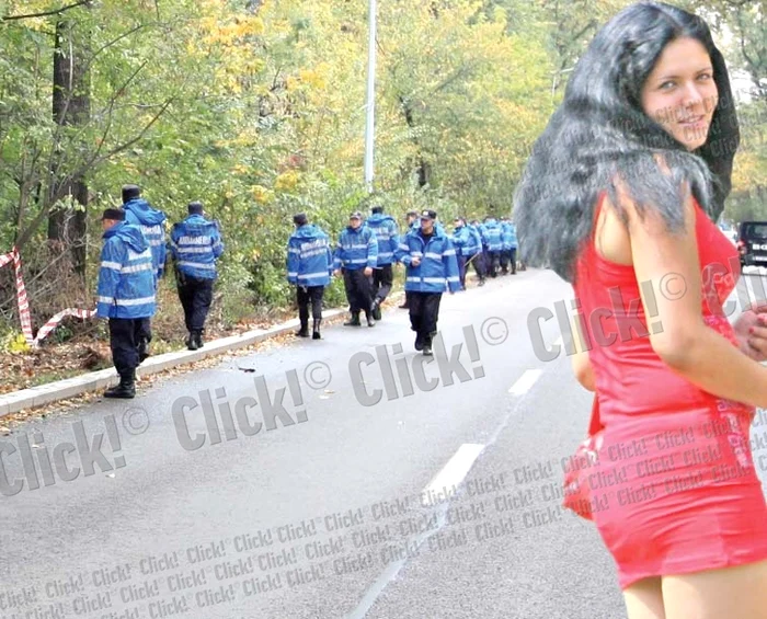 35 de jandarmi au scotocit zona în care a fost găsit cadavrul prostituatei