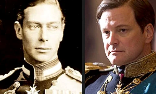 Asemănări şi deosebiri: regele George al VI lea şi actorul Colin Firth (The King’s Speech) FOTO jpeg