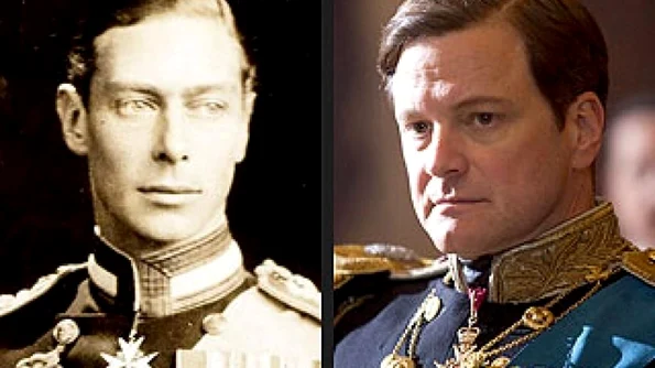 Asemănări şi deosebiri: regele George al VI lea şi actorul Colin Firth (The King’s Speech) FOTO jpeg