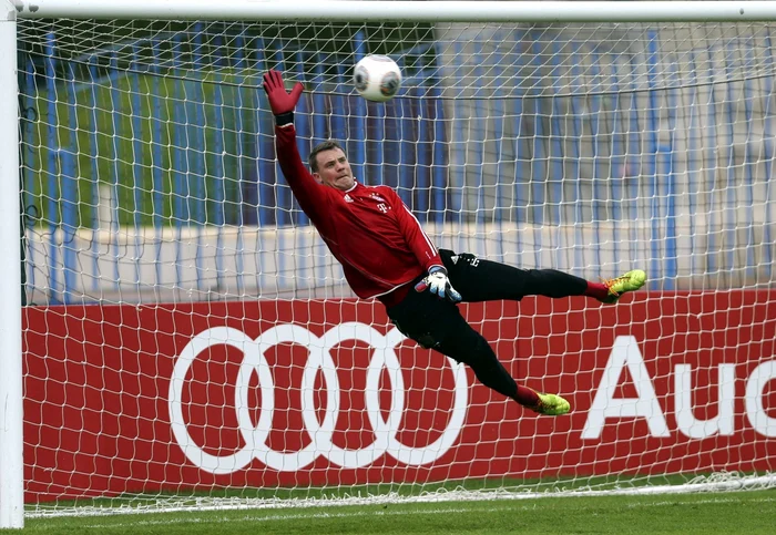 Manuel Neuer, portarul lui Bayern München FOTO Reuters