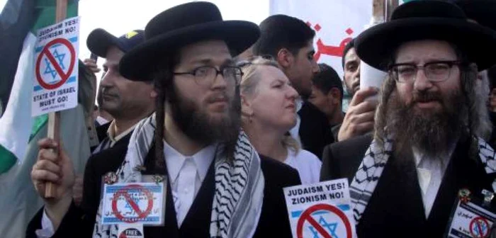 Pe plăcuţele rabinilor se putea citi "statul Israel trebuie să dispară"