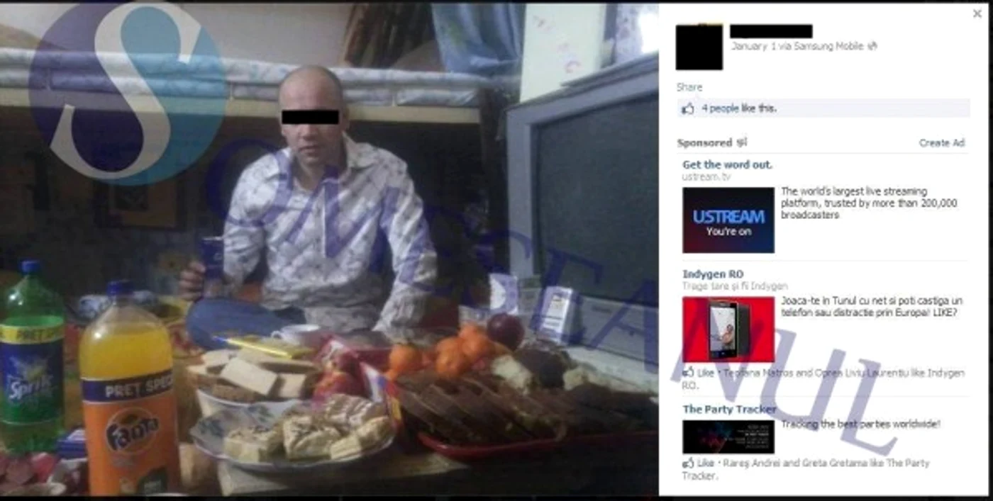 Deţinuţii au avut de toate pe masă