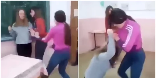 Trei eleve s-au batut la scoala
