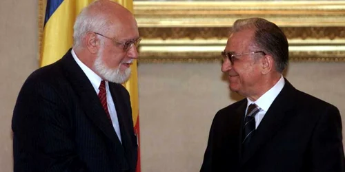 Gelu Voican Voiculescu si Ion Iliescu FOTO Mediafax