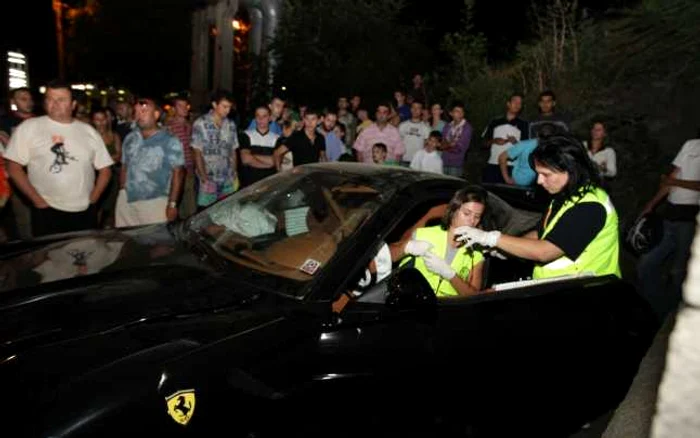 Accidentul cu Ferrari a avut loc în luna august 2008