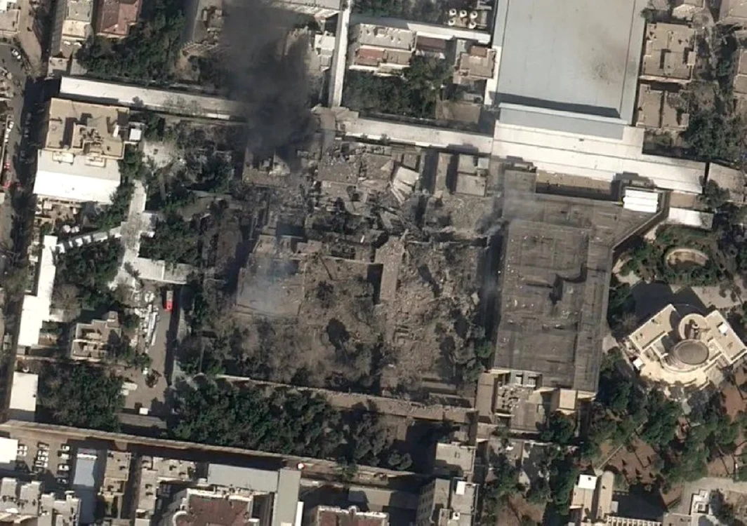 Palatul unde a fost ucis ayatollahul Khamenei/FOTO:X