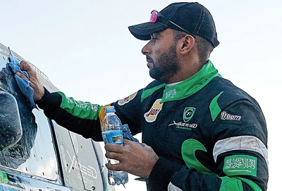 Membru al unei influente familii din Arabia Saudită, Yazeed Al Rajhi a abandonat Raliul Dakar, ratând stupid clasarea pe podium jpeg