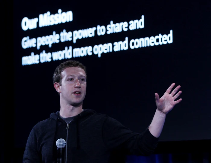 Mark Zuckerberg, fondatorul celei mai mari reţele sociale din lume. FOTO Reuters