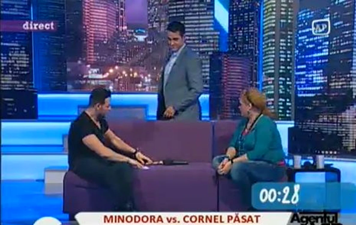 
    Minodora şi Cornel Păsat s-au jucat în studioul lui Cristi Brancu  