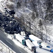 Carambol uriaș în Japonia foto X @TrueCrimeUpdat 1 jfif