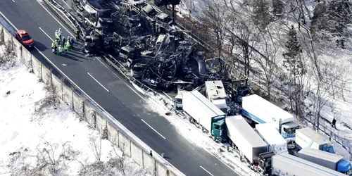 Carambol uriaș în Japonia foto X @TrueCrimeUpdat 1 jfif