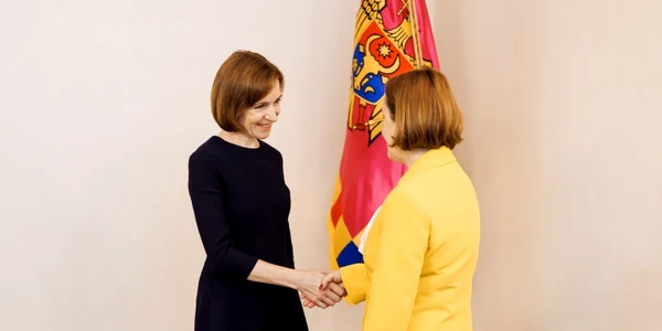 Maia Sandu Luminita Odobescu FOTO Presedinte md jpeg