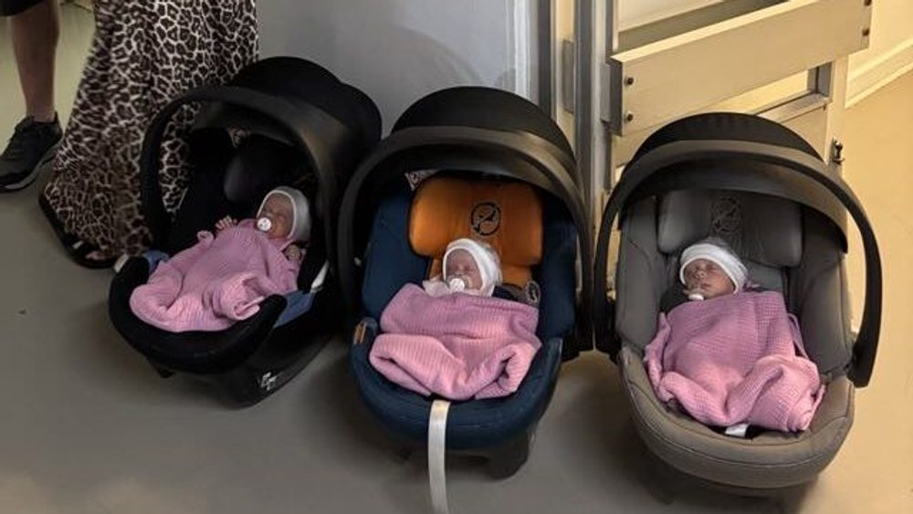 Trojčki, rojeni v Slovaški, izredno redek medicinski primer