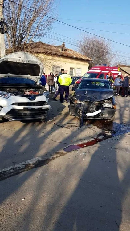 Accident pe DN41 FOTO ISU Călăraşi