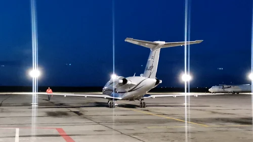 Lumina Sfântă pe Aeroportul Timișoara FOTO Ștefan Both