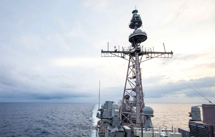 Crucișătorul USS Chancellorsville Foto US Navy / AFP