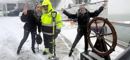 În Chicago, după ninsoarea de poveste