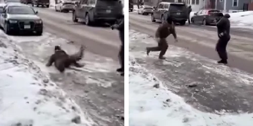 agent ice alunecand pe gheata foto captura video facebook png