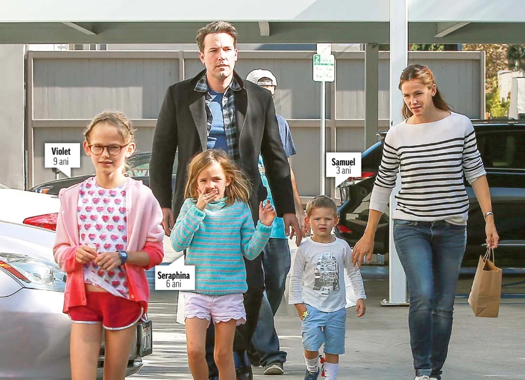 
     Jennifer Garner şi Ben Affleck  se prefac că sunt în relaţii  bune de dragul copiilorFoto: Hepta  