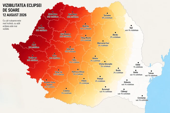 harta vizibilitate eclipsa pariala de soare