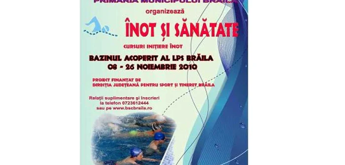 Proiect "Înot şi Sănătate"