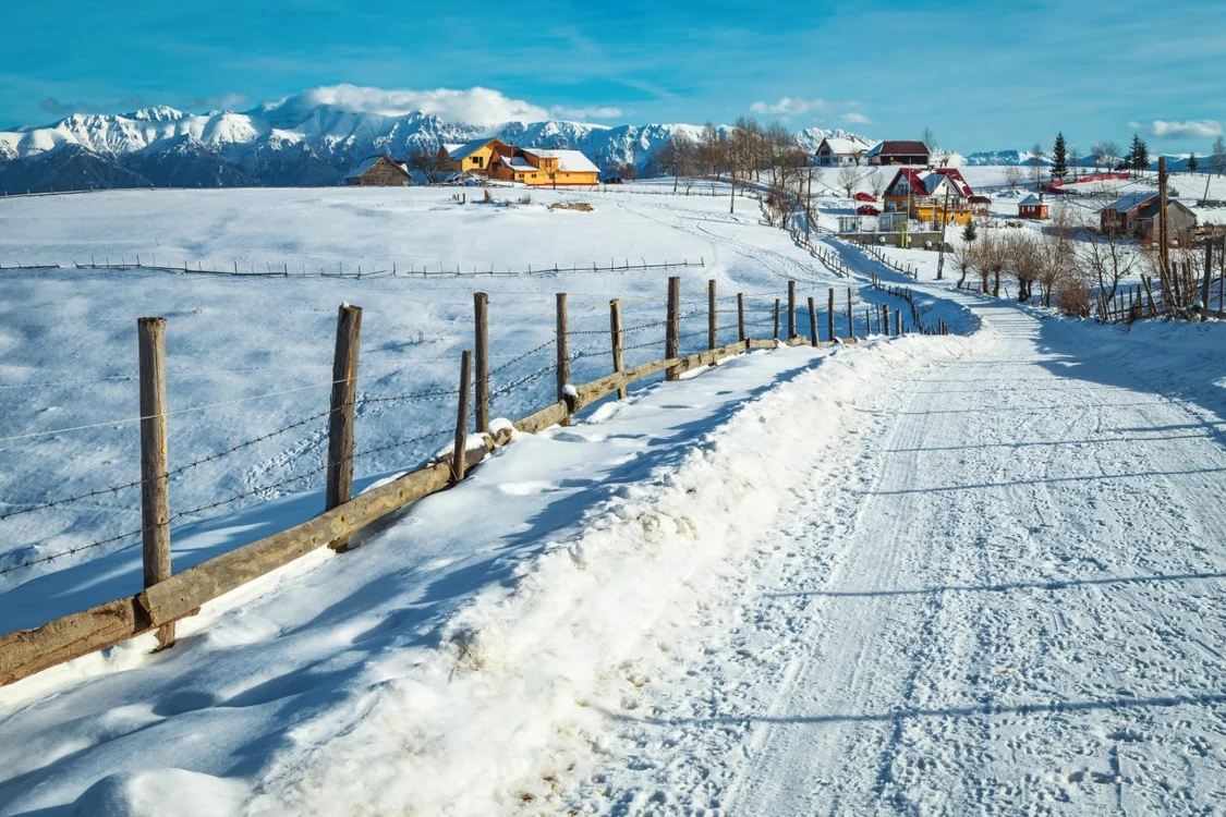 Peisaj de iarnă din zona Peştera / FOTO Shutterstock
