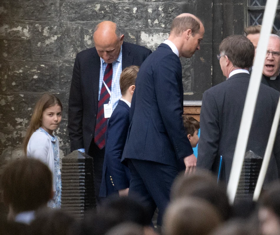 Prinții de Wales și copiii lor, la repetiție