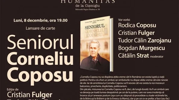 Despre „Seniorul Corneliu Coposu“, o ediţie realizată de Cristian Fulger şi Tudor Călin Zarojanu jpeg