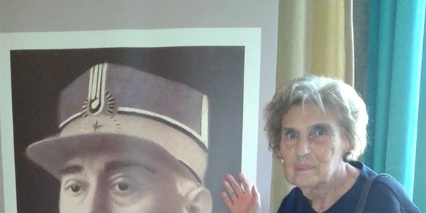 Mira Christopol si bunicul ei gen Ioan Dragalina