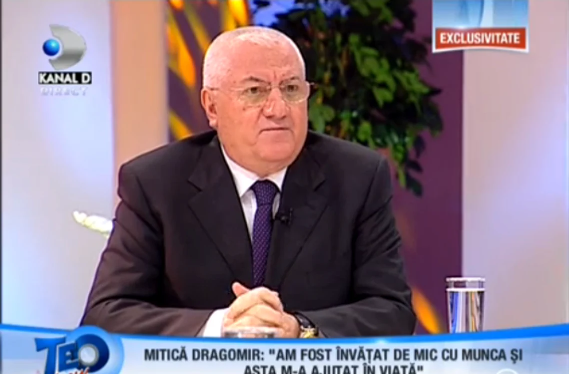 Mitică Dragomir şi familia
