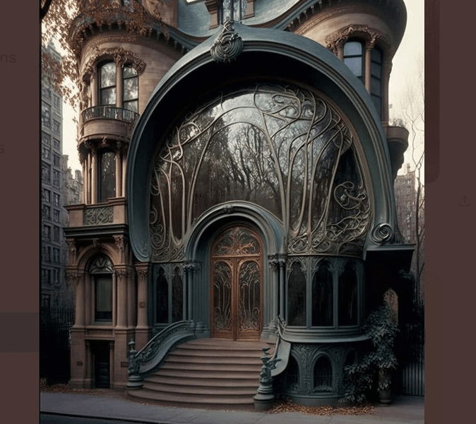 Casa de vis din București care nu există. O imagine creată de Inteligența Artificială a cucerit internetul FOTO