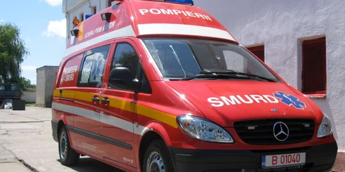 Copilul a fost transportat la spital pentru îngrijiri