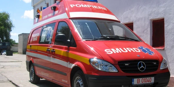 Copilul a fost transportat la spital pentru îngrijiri