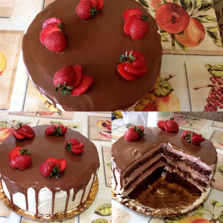 
    Tort cu cremă de ciocolată albă şi cafea  