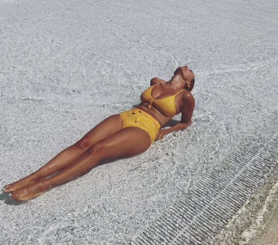 Andreea Esca,în costum de baie în 2018 Sursa Instagram 