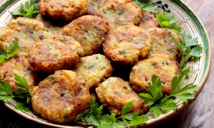 chiftele cu ciuperci si cartofi jpg