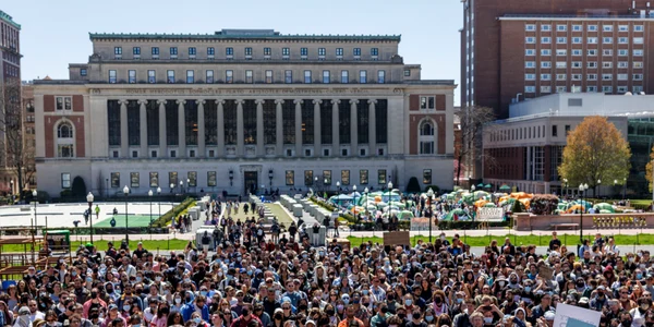 Proteste ale studenților de la Universitatea Columbia față de războiul din Fâșia Gaza FOTO EPA-EFE