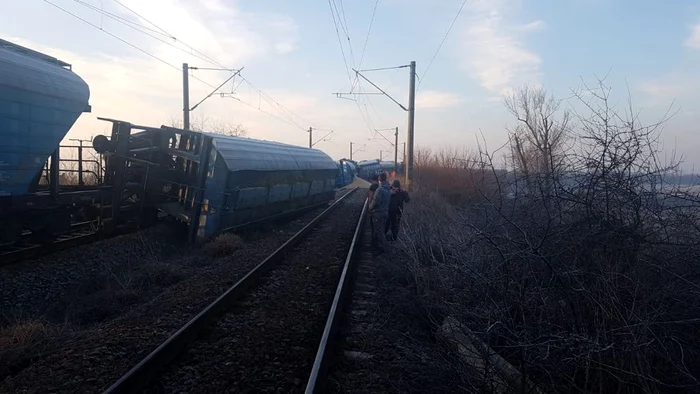 Circulația feroviară a fost temporar oprită