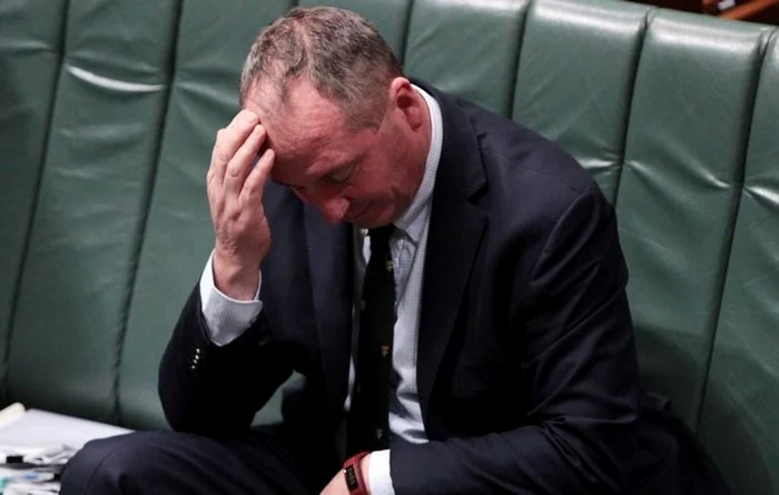 După o aventură cu o fostă asistentă, vicepremierul Barnaby Joyce (în imagine) s-a separat de soţie şi s-a mutat în casa unui prieten  FOTO dailytelegraph.com.au