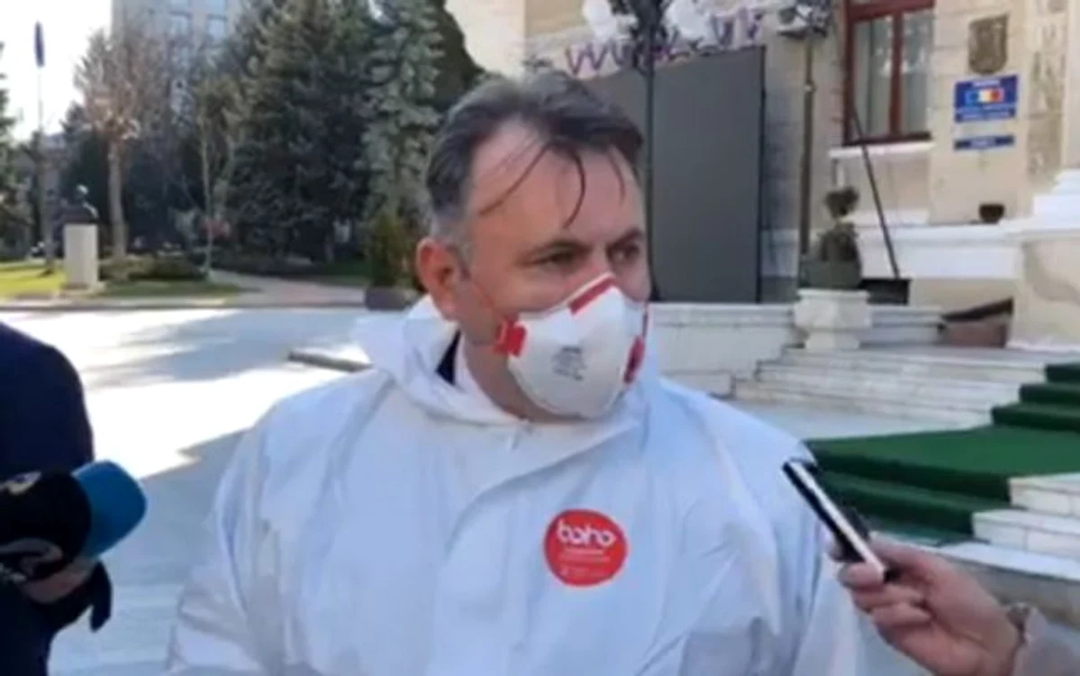 Nelu Tătaru și-a luat toate măsurile de protecție împotriva Covid-19, el aflându-se în mijlocul focarului de la Suceava