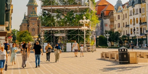 Turnul-peipieneră din Timișora FOTO Facebook/Dominic Fritz