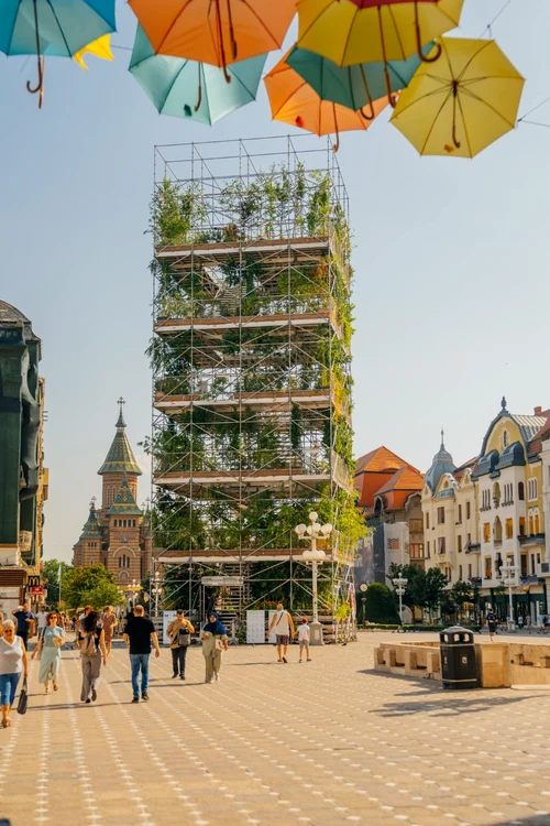 Turnul-peipieneră din Timișora FOTO Facebook/Dominic Fritz