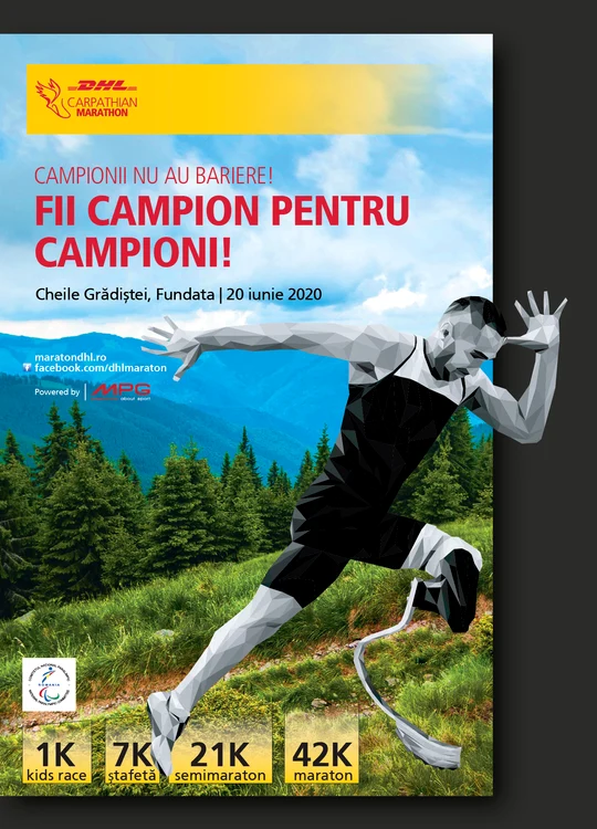 Afisul celei de-a 11-a editii a DHL Carpathian Marathon