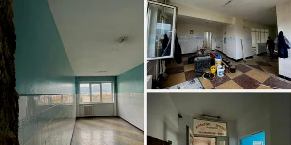 Maternitatea_Râmnicu_Vâlcea_Secţia de Neonatologie la începerea lucrărilor de reabilitare Foto Atena Boca 1