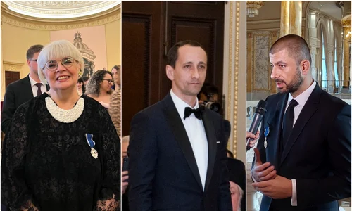 Irina Margareta Nistor, Mihai Covaliu și Adrian Maniutiu, decorati de Familia Regala jpg