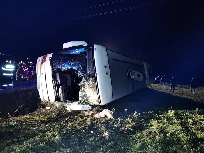 Accident în județul Arad FOTO ISU Arad
