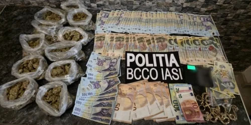 Droguri ascunse într-o vulcanizare din Iasi FOTO Poliția Iași.