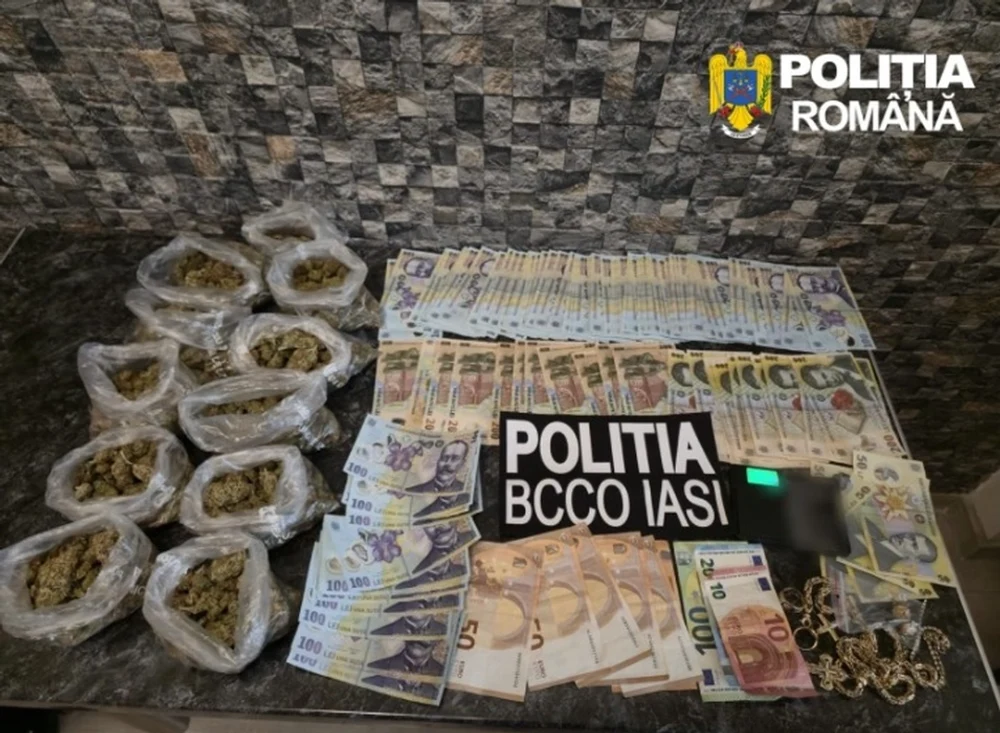 Cocaină la vulcanizare. Cinci persoane arestate la Iași într-un dosar de trafic de droguri
