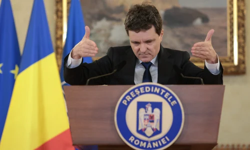 Nicușor Dan susține declarații de presă pe tema sistemului de justiție din România, la Palatul Cotroceni FOTO INQUAM/ George Călin