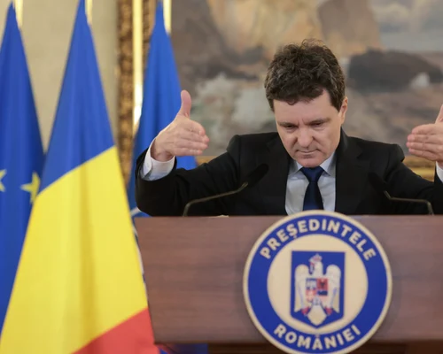 Nicușor Dan susține declarații de presă pe tema sistemului de justiție din România, la Palatul Cotroceni FOTO INQUAM/ George Călin